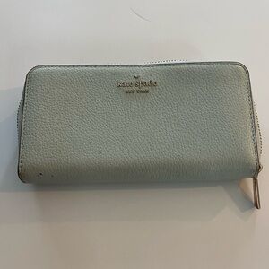 kate spade Mint Green Leather Wallet